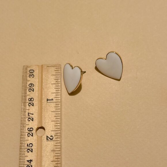 Heart earrings N1211 - Picture 3 of 3